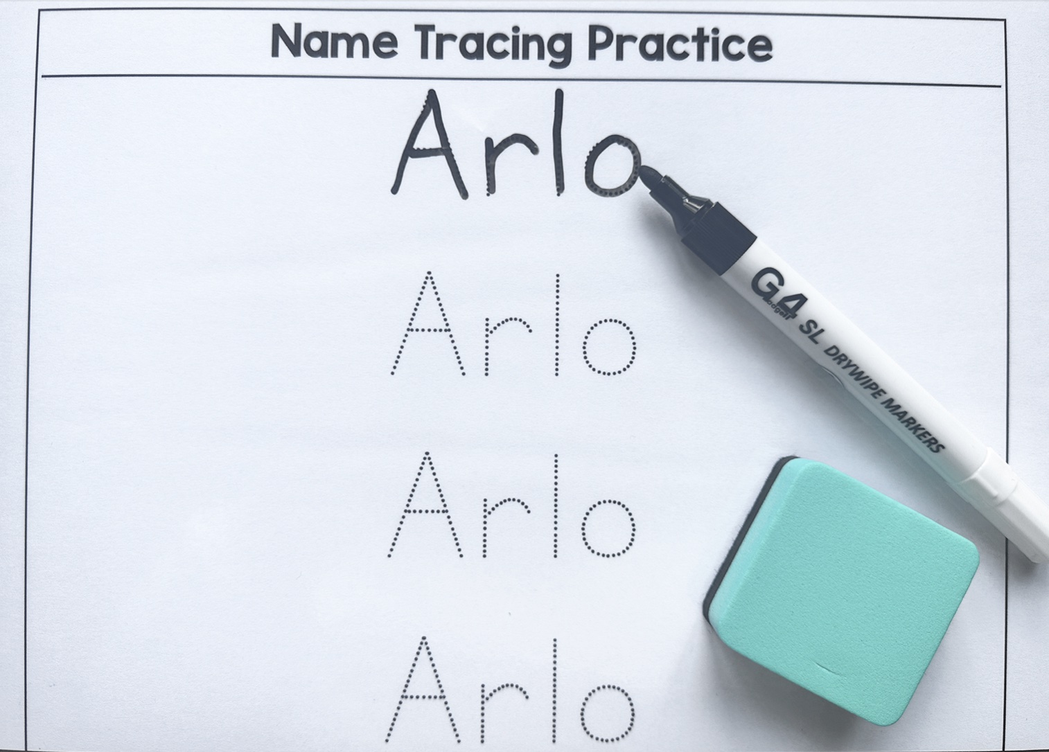 6 Benefits Of Name Tracing Practice Worksheets For Early Learners